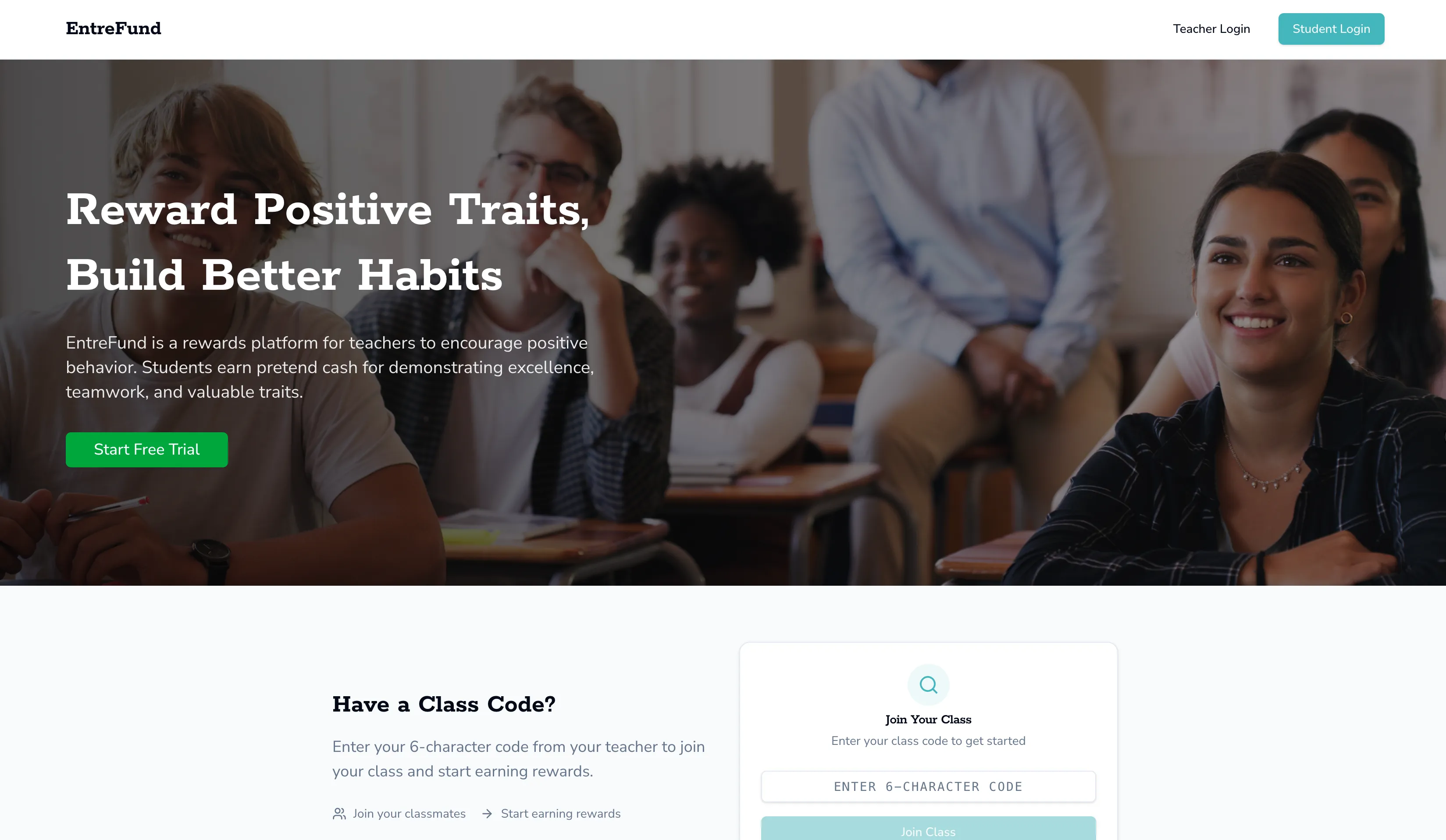 Entre, a credibility-first website for an early-stage fund